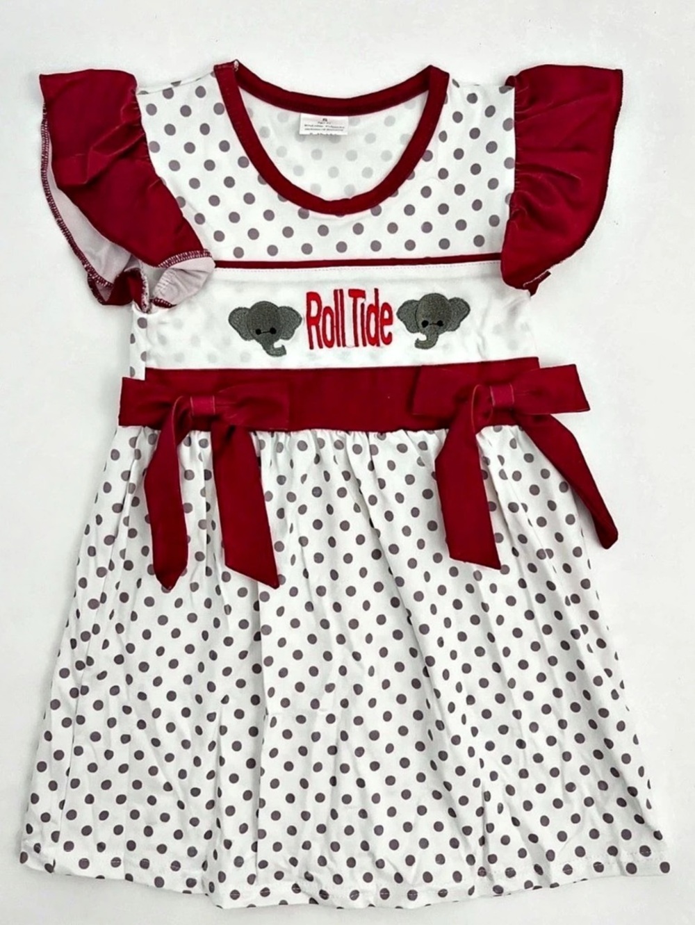Kids Polka Dot Ruffle Dress